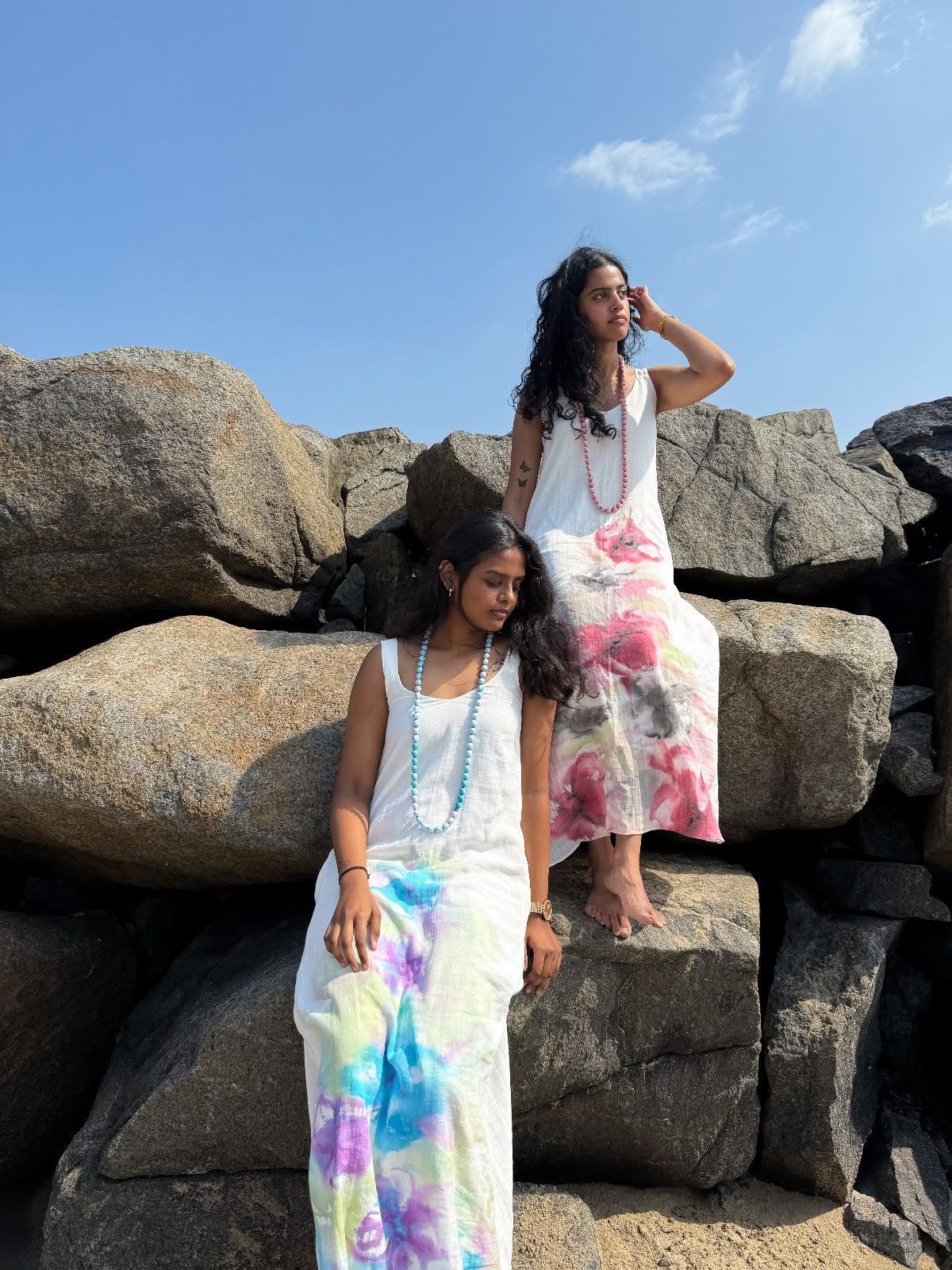 Eva Double Cloth Cotton Dress